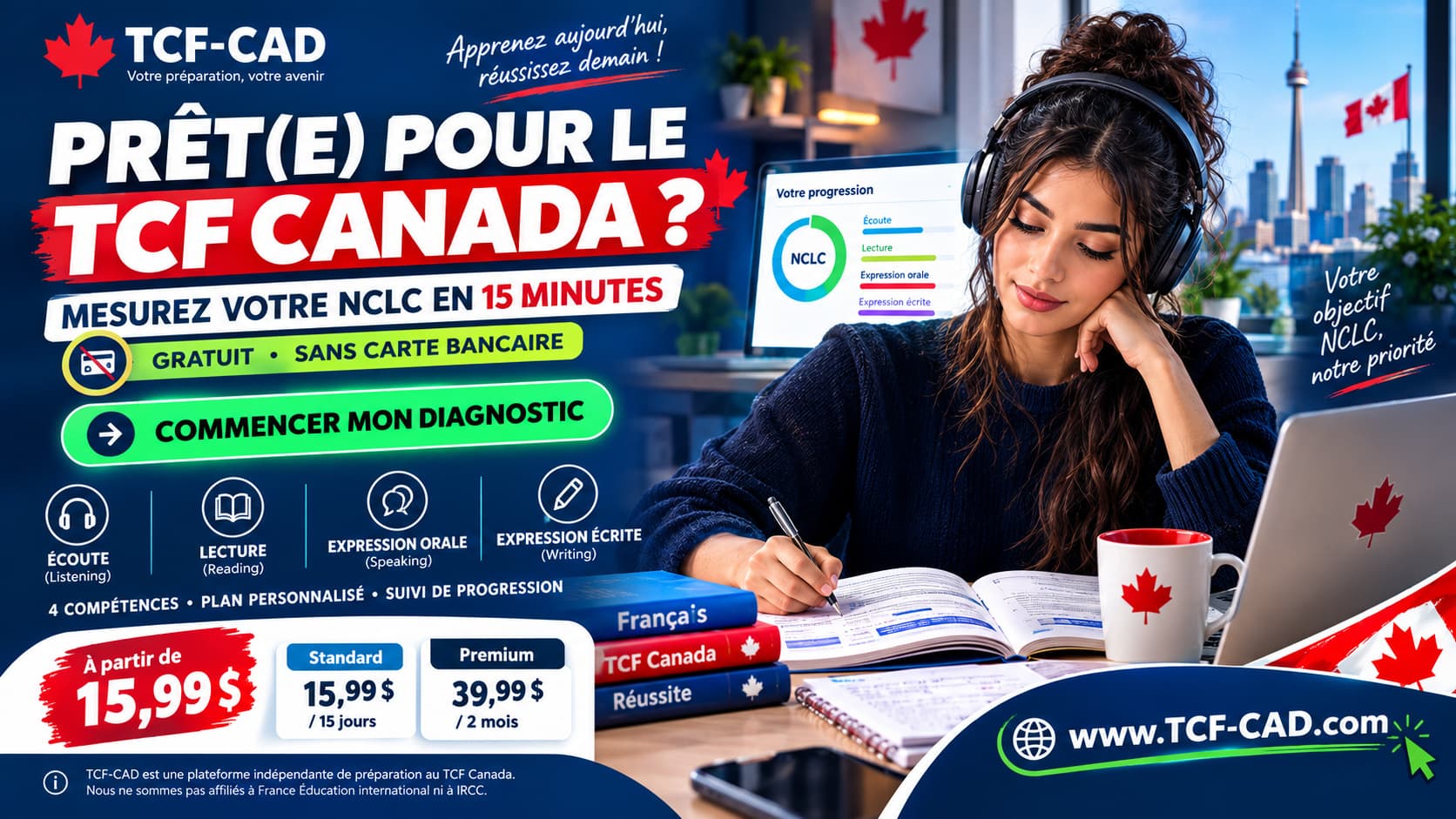 TCF Canada task Canada test